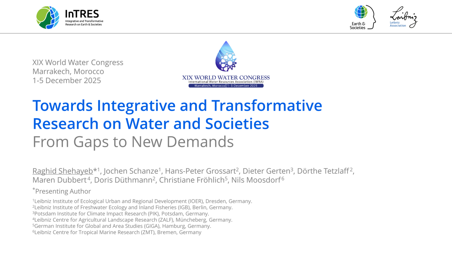 The title slide of the presentation by Raghid Shehayeb.